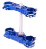 Triple clamp X-TRIG 40201011 ROCS TECH kék