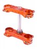 Triple clamp X-TRIG 40505005 ROCS TECH narancssárga