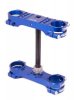 Triple clamp X-TRIG 40704001 ROCS TECH kék