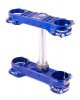 Triple clamp X-TRIG 40705002 ROCS TECH kék