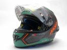 FULL FACE helmet AXXIS COBRA rage a16 matt green XXL