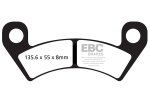 Fékbetét EBC FA610R