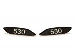 Base caps for OEM rear mirrors PUIG 7511N fekete pár
