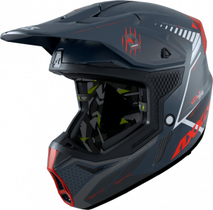 MX helmet AXXIS WOLF ABS star track b5 red matt S
