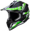 Motocross bukósisak iXS X12041 iXS362 2.0 black matt-green fluo L